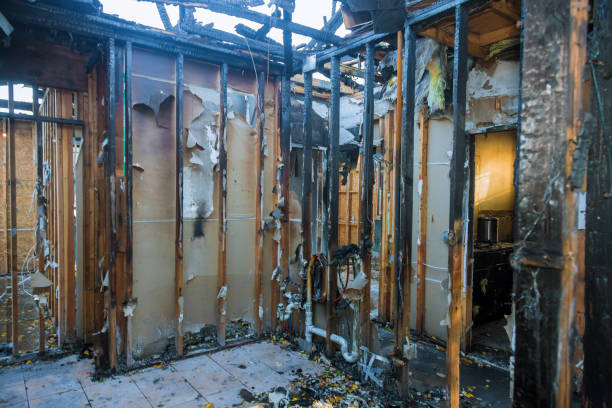 Professional Fire Damage Removal technician working in Glendale, WI
